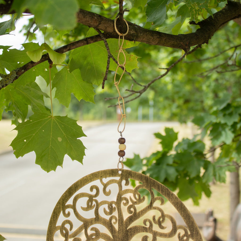 Large Tree of Life Bell Wind Chime, 25cm – view 9