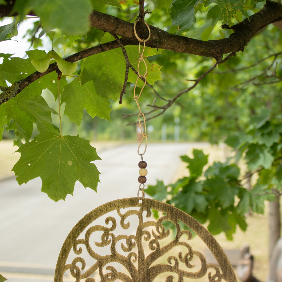 Large Tree of Life Bell Wind Chime, 25cm – view 9