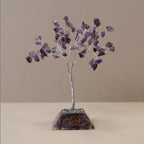 Amethyst Gemstone Tree with Orgonite Base - 80 Stone – view 4