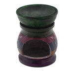 Soapstone Oil Burner 10cm - Flower of Life Five Colours – view 3
