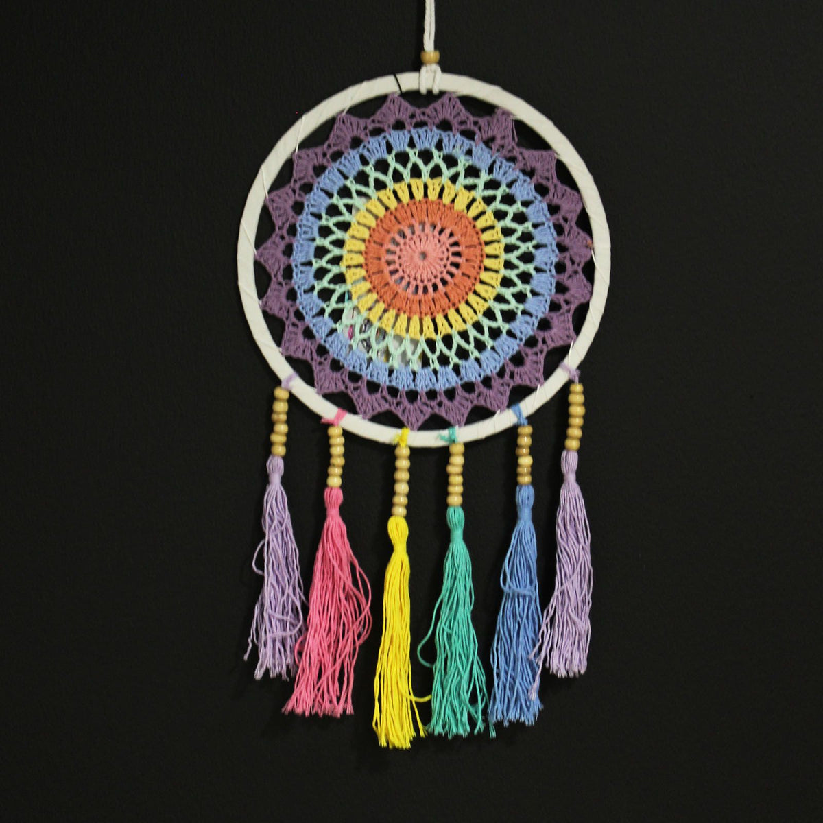 Rainbow Dreamcatcher 52 cm - Pastel – view 2