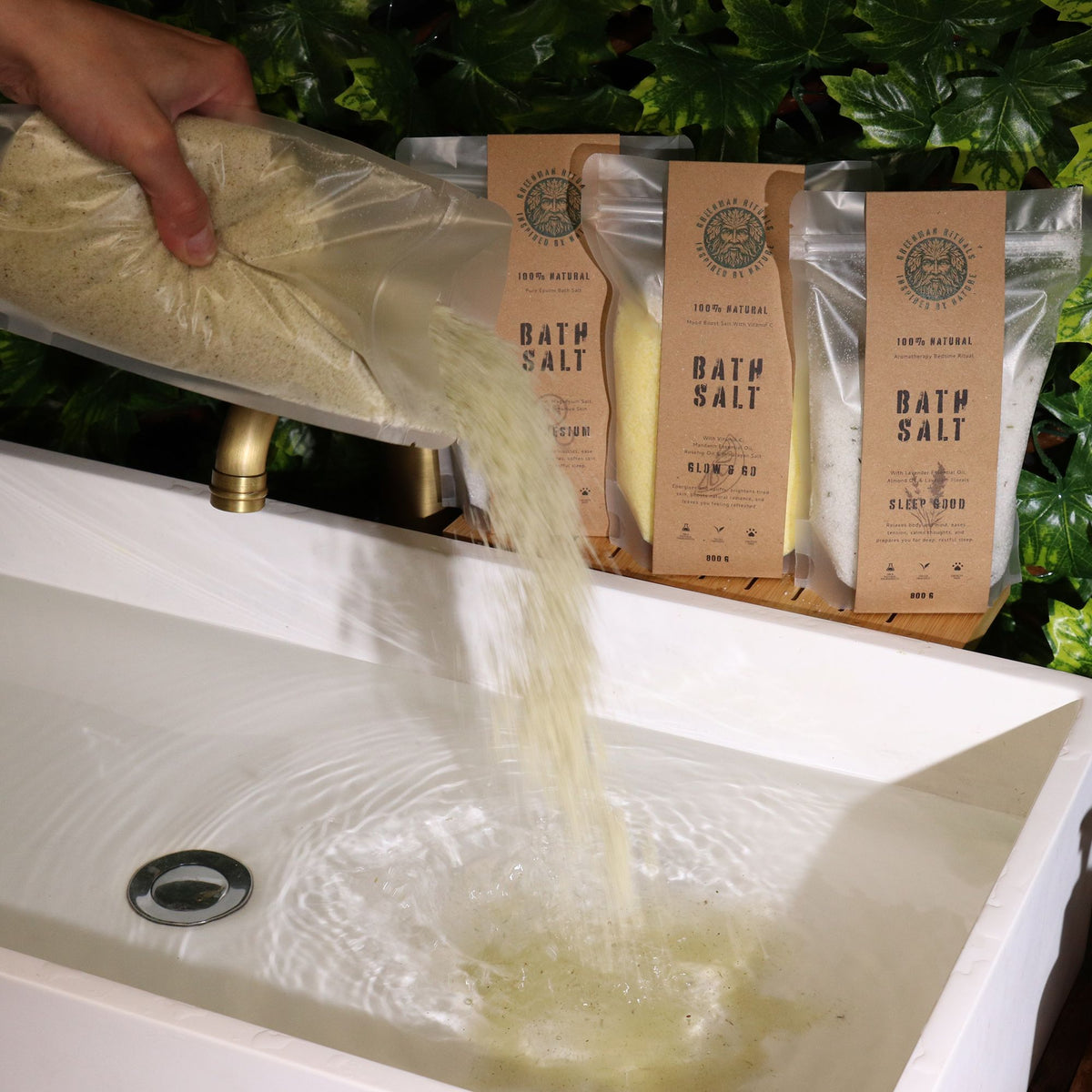 Greenman Rituals Epsom Bath Salt - Recovery – view 2