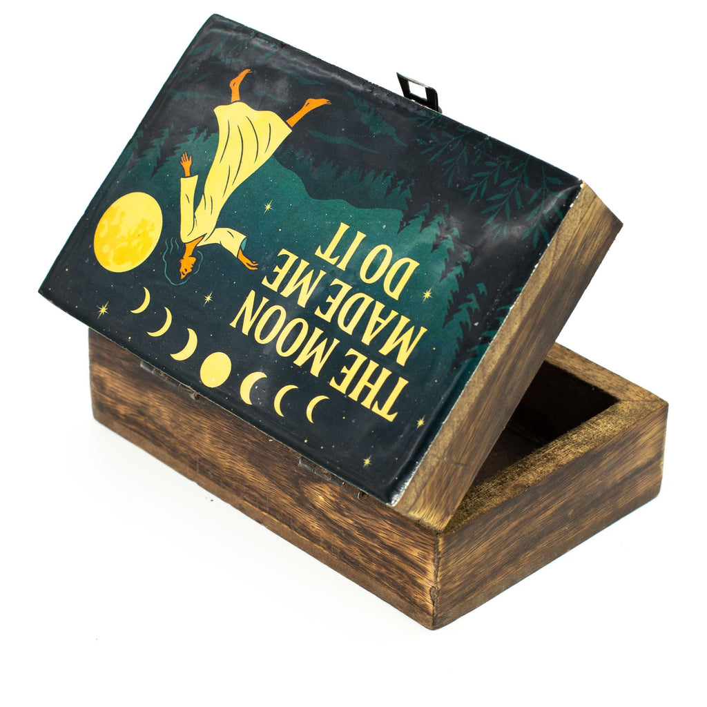 Medium Enamelled Box - The Moon Made Me Do It – view 5