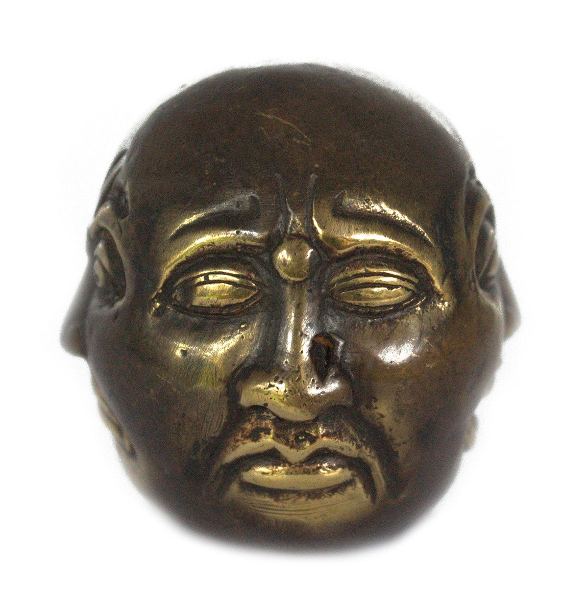 Four-Faced Buddha Statue – Brass, 5 cm – view 3
