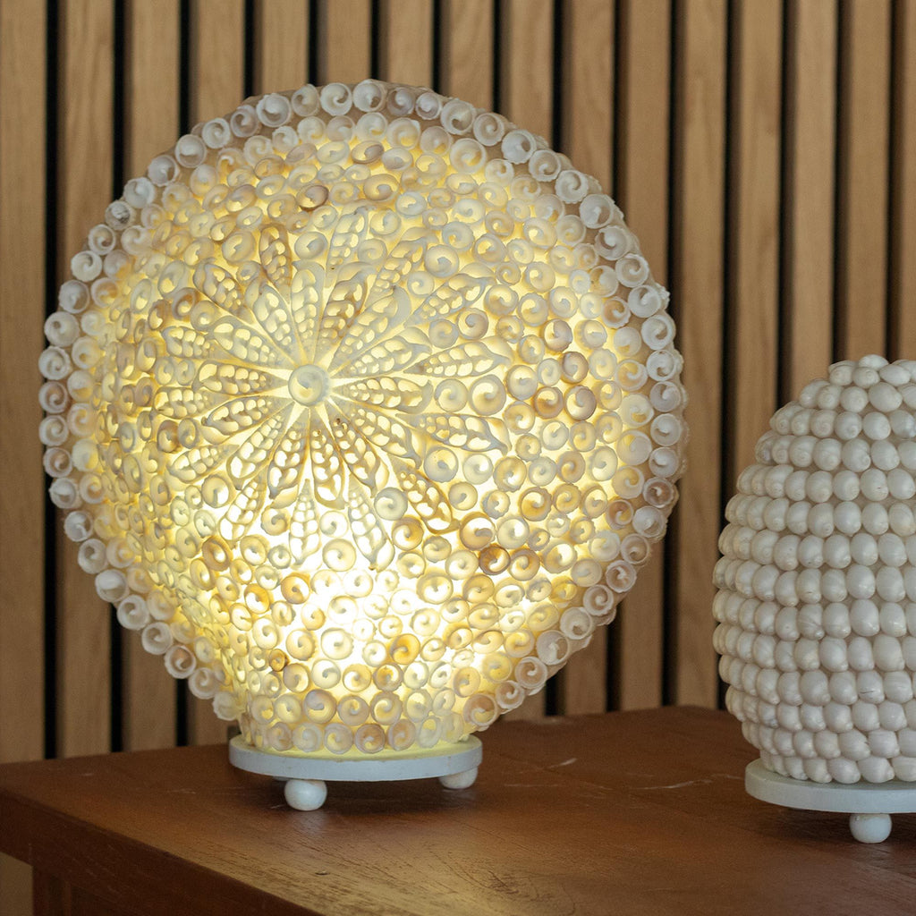 Boho Seashell Lamp - Cut Art Round, 30cm – view 4