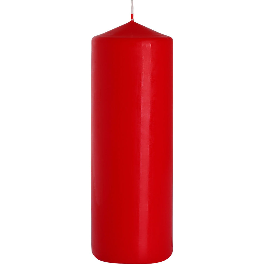 Red Pillar Candle 80 x 250mm – view 4