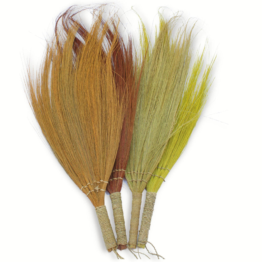 Seagrass Long Broom Set of 4 - Natural