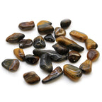 Bag of 24 Small African Tumble Stones - Variegated Tigers Eye – view 2