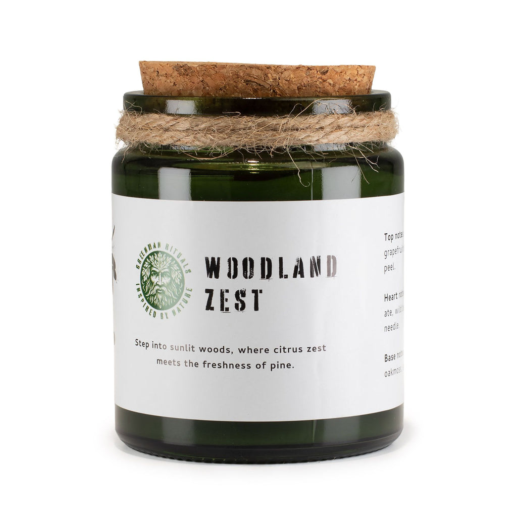 Greenman Woodwick Soy Candle - Woodland Zest – view 4
