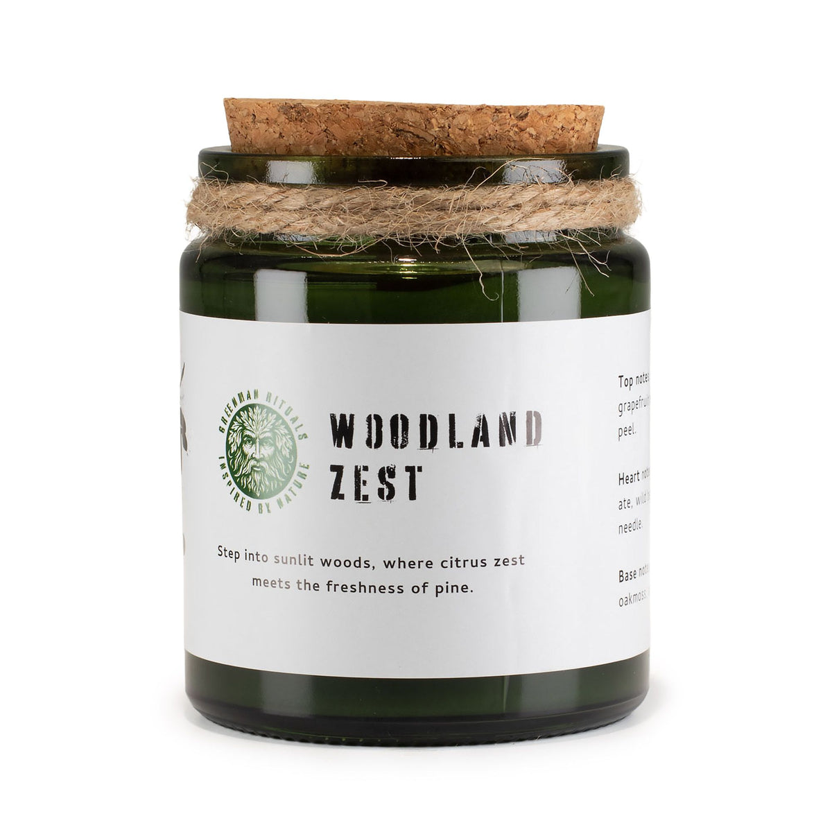 Greenman Woodwick Soy Candle - Woodland Zest – view 4
