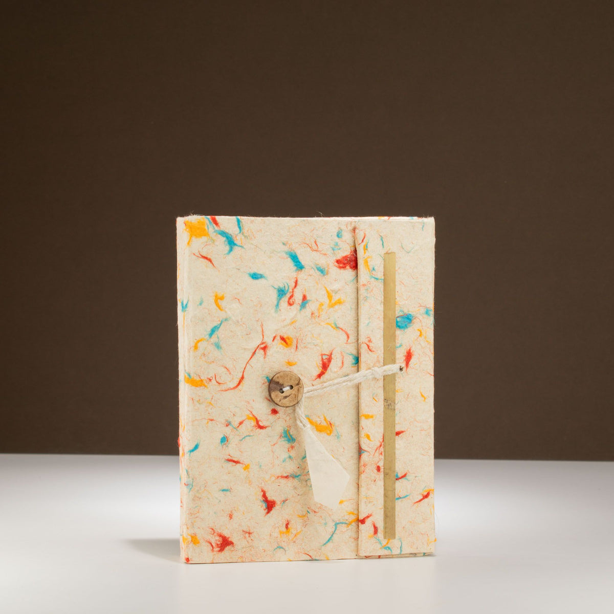 Lokta Mixed Cotton Fleck Notebook – Medium – view 2