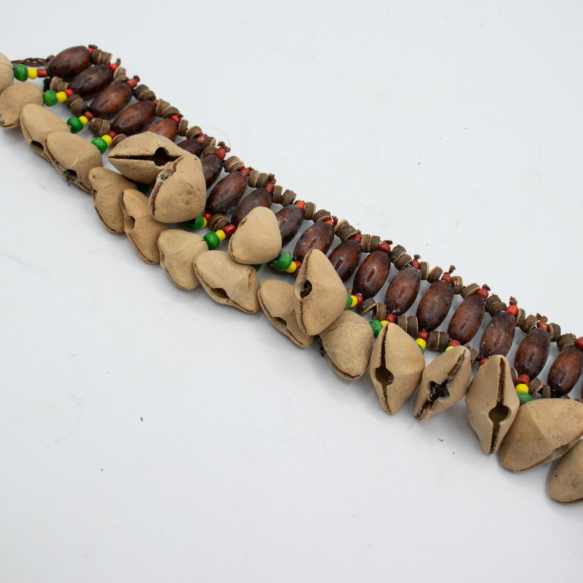 Kenari Shell Ankle Shaker with Wooden Beads - 20 Shells – view 3