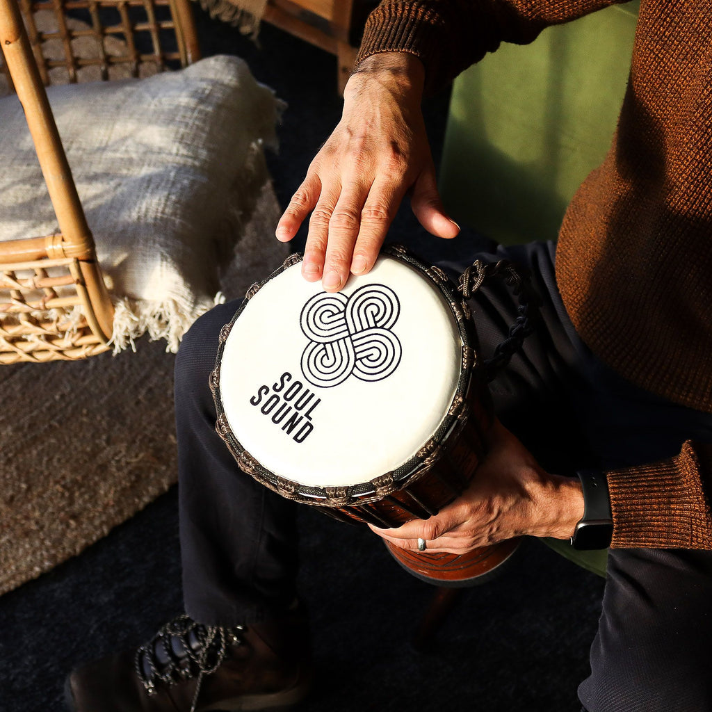 Soul Sound Djembe Drum - Medium 40cm, 18cm Head – view 7