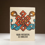 Lokta Notebook – Large – Your Potential Is Endless – view 4