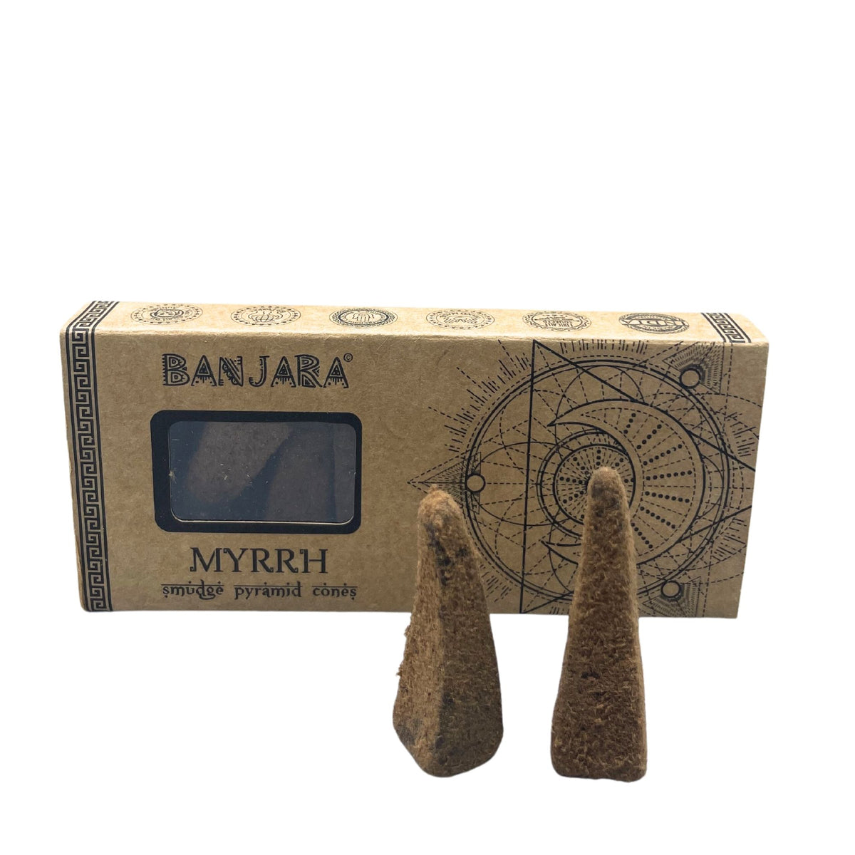 Banjara Smudge Pyramid Cones - Myrrh – view 2