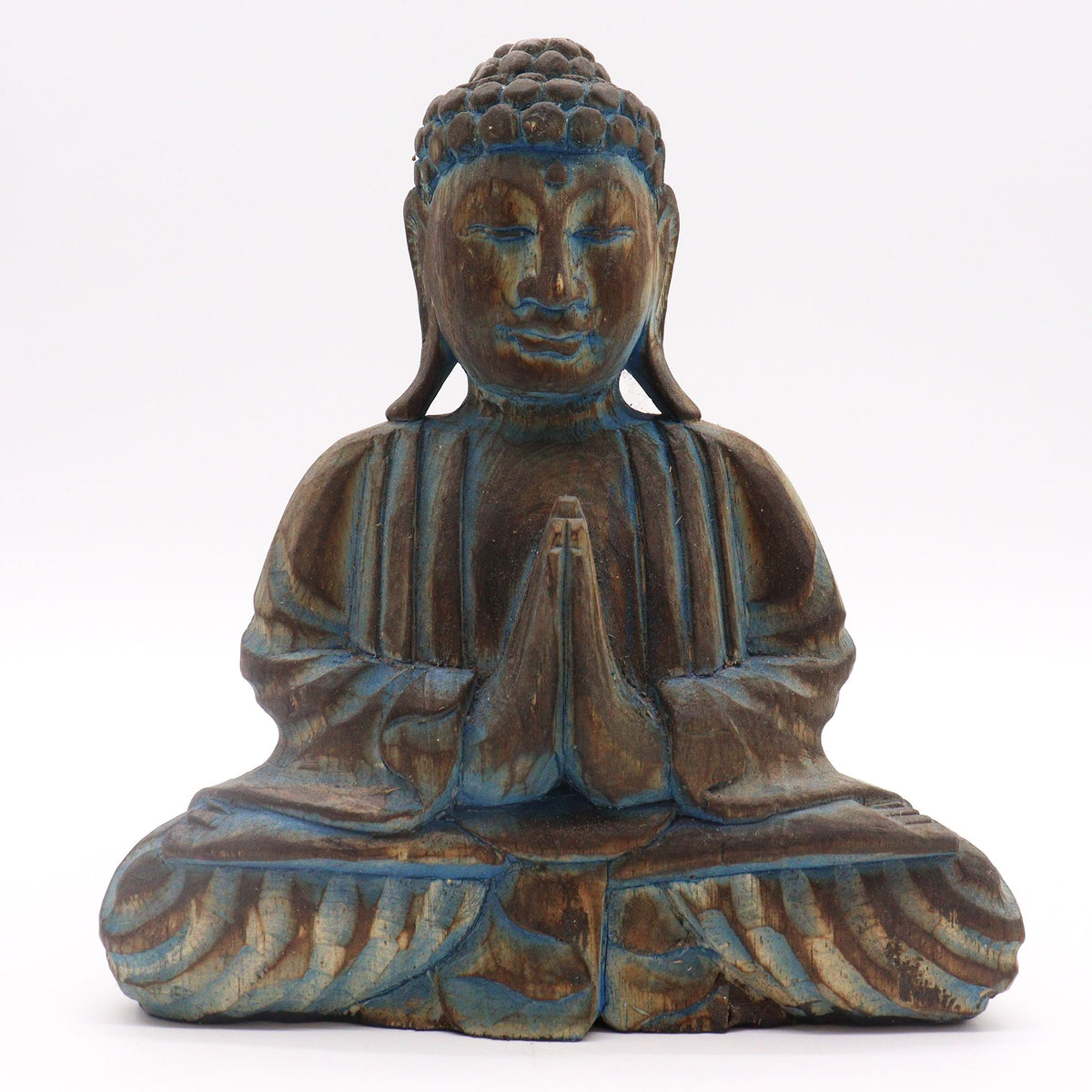 Buddha Feng Shui Set, Flower Mandala, Blue Finish – view 5