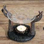 Antique Buddha Om Hands Oil Burner – view 5