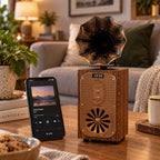 Retro Tall Gramophone Bluetooth Speaker - Extra Loud – view 3