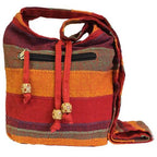 Nepal Sling Bag - Sunset Reds Cotton Crossbody – view 2