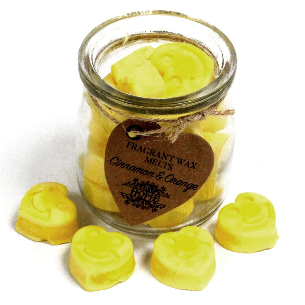 Soy Wax Melts Jar - Cinnamon & Orange, 16 Hearts – view 2