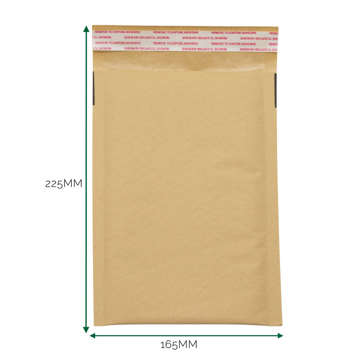 Kraft Bubble Mailing Envelope 165x225+40mm – view 2