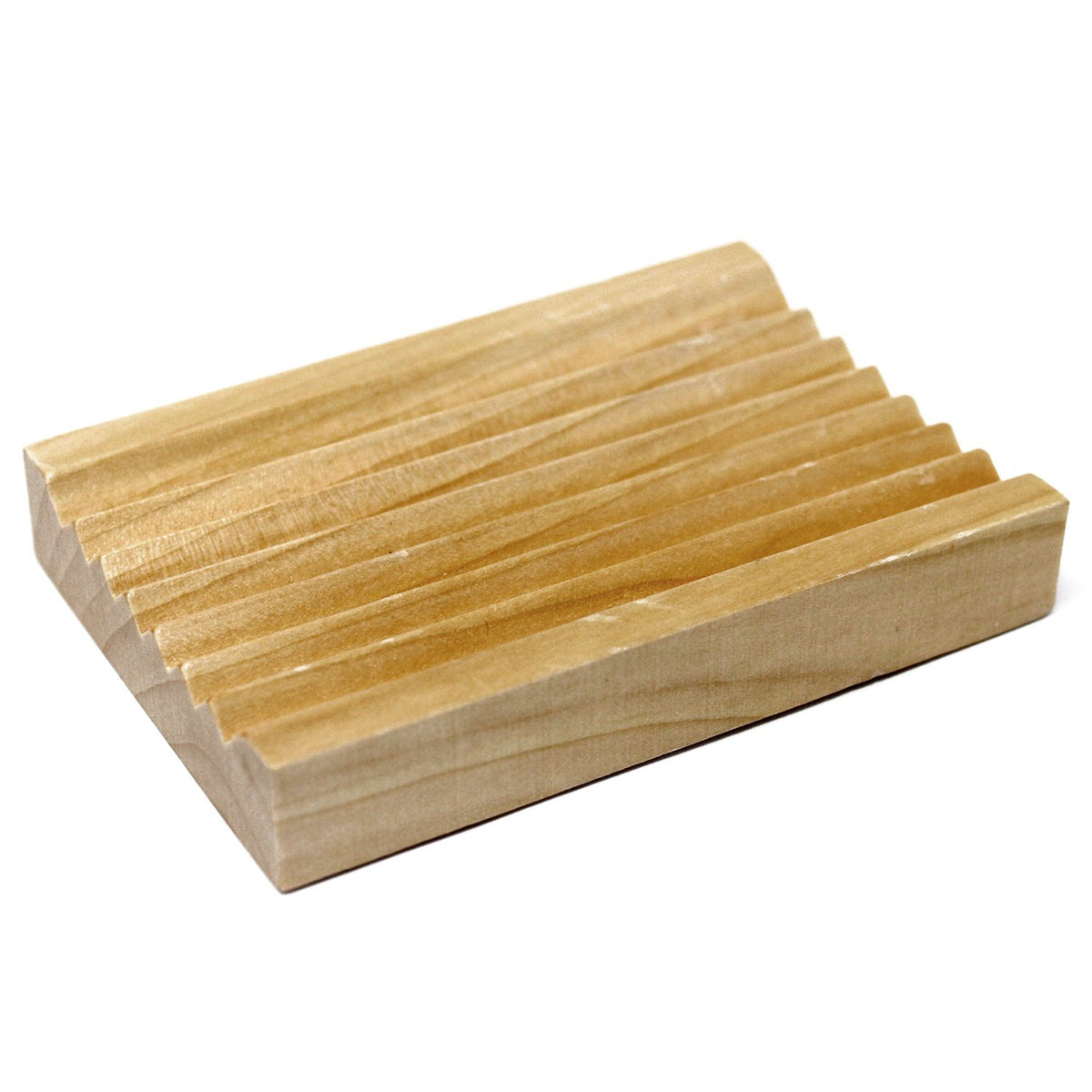 Hemu Wood Soap Dish - Groovy – view 2