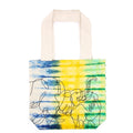 Tie-Dye Cotton Bag - Elephants - Multi - Natural Handle