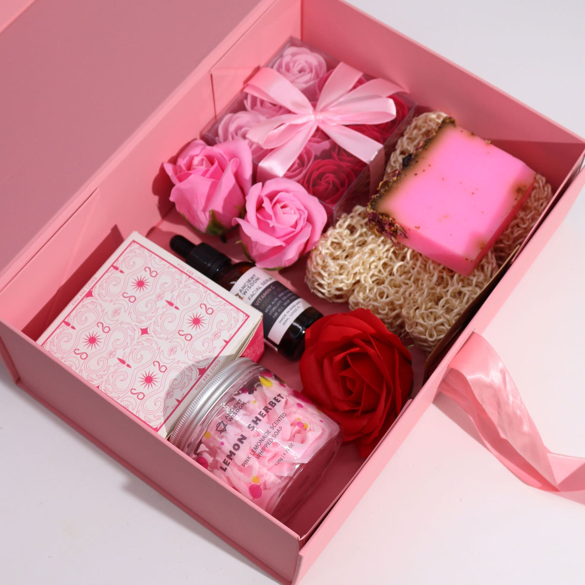 Flat Pack Gift Box Large 28.2x20.2x9.2cm Ivory – view 4