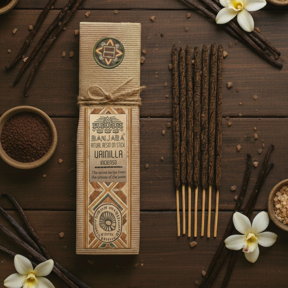 Vanilla Ritual Resin Incense Sticks, Pack of 8 – view 2