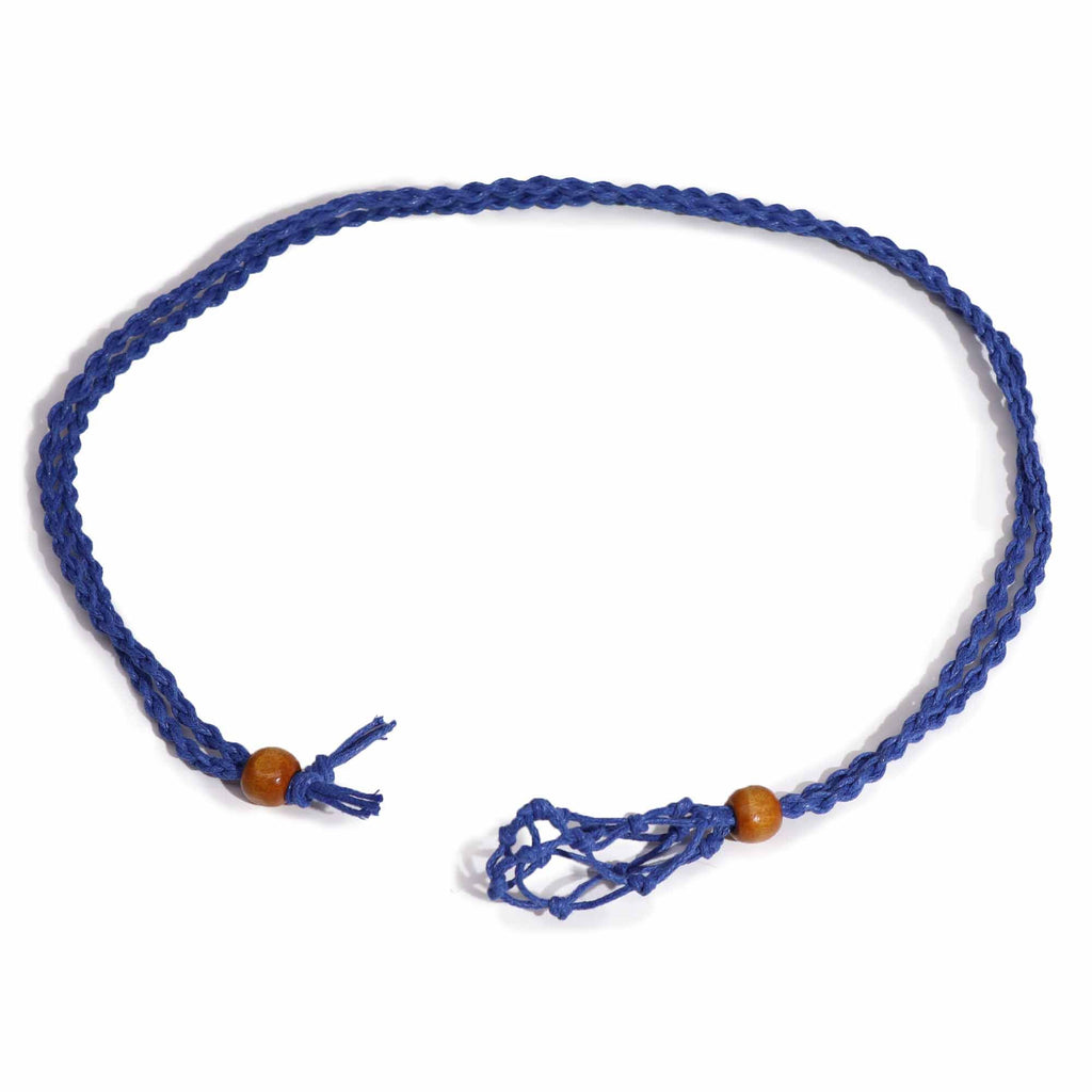 Waxed Cotton Necklace Cord 45cm - Navy