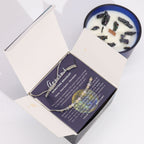Gemini Zodiac Crystal Candle with Gemstone Bracelet – view 4