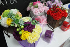 Soap Flower Bouquet - Pink Rose & Carnation – view 3