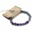 Faceted Amethyst Gemstone Bracelet