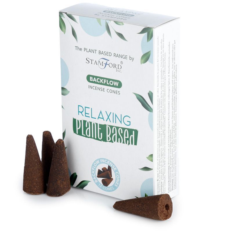 Stamford Backflow Incense Cones - Relaxing (12 pack)