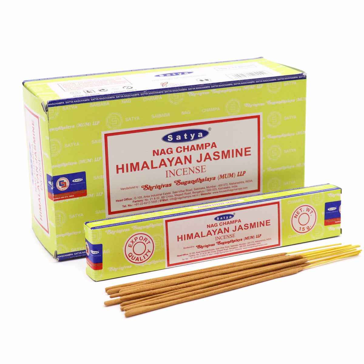 Satya Himalayan Jasmine Incense Sticks