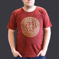 Nomad Sari Stonewashed T-Shirt - Chakra - Maroon - XL