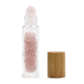 Rose Quartz Roller Bottle with Wooden Cap - 5ml