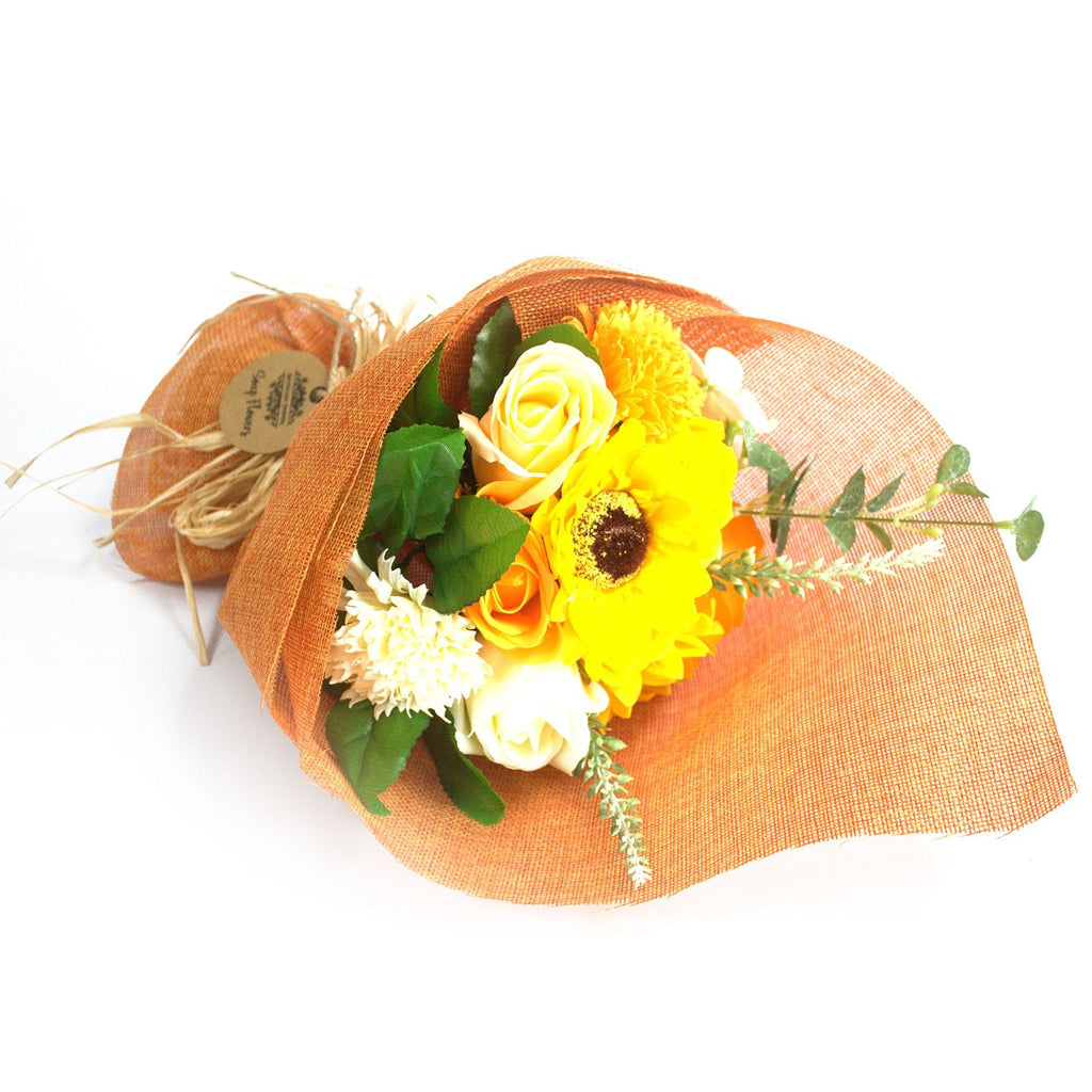 Standing Soap Flower Bouquet - Orange – view 3