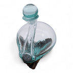 Molten Glass Duck Decanter on Wood with Stopper 19cm – view 4