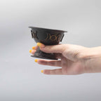 Antique Copper Ritual Chalice, Triple Moon, 10x8cm – view 4