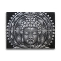 Grey Buddha Mandala Brocade, Set of 4 - 30 x 40cm