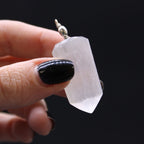 Selenite Obelisk Pendant – view 4