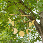 Brass Moon Phases Wind Chime, 43x40cm – view 5