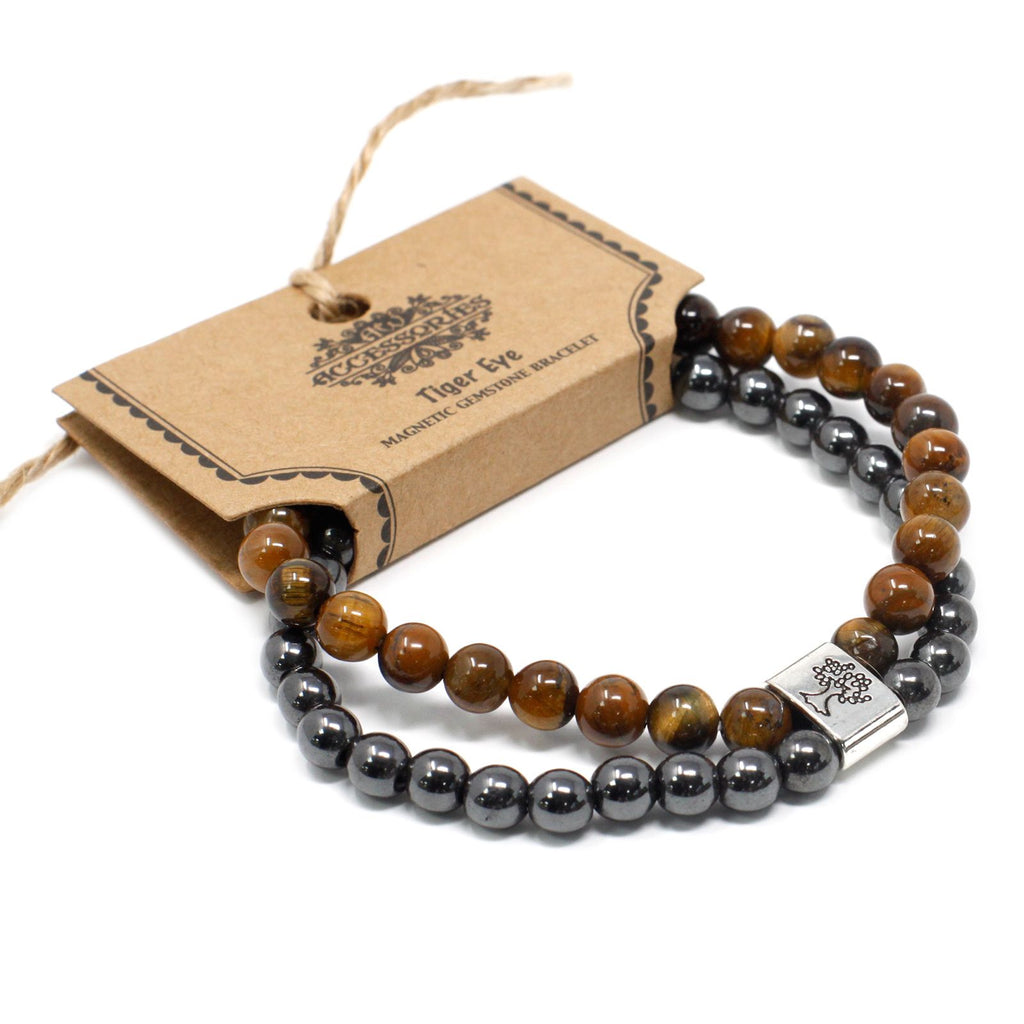 Magnetic Gemstone Bracelet - Tiger Eye – view 5