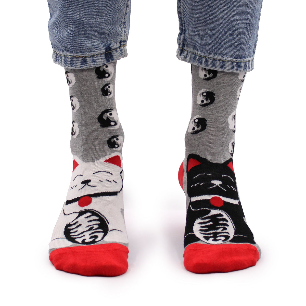 Hop Hare Bamboo Socks Lucky Cats Print (36-40) – view 5