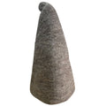 Felted Wool Sauna Wizard Hat - Natural Brown
