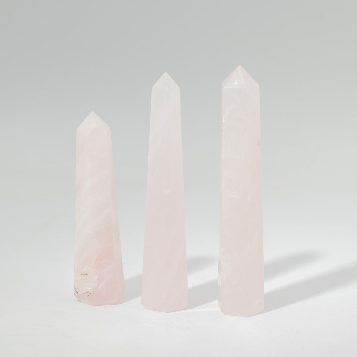 Rose Quartz Six Face Obelisk Point approx 11cm – view 6