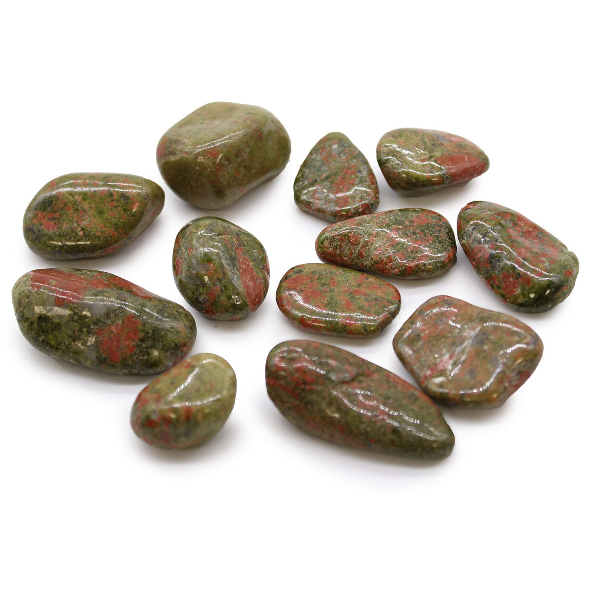 Unakite Medium Tumble Stones - Bag of 12 – view 3