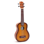 Decorative Ukulele in Orange Sunburst Finish, 4 String – view 5