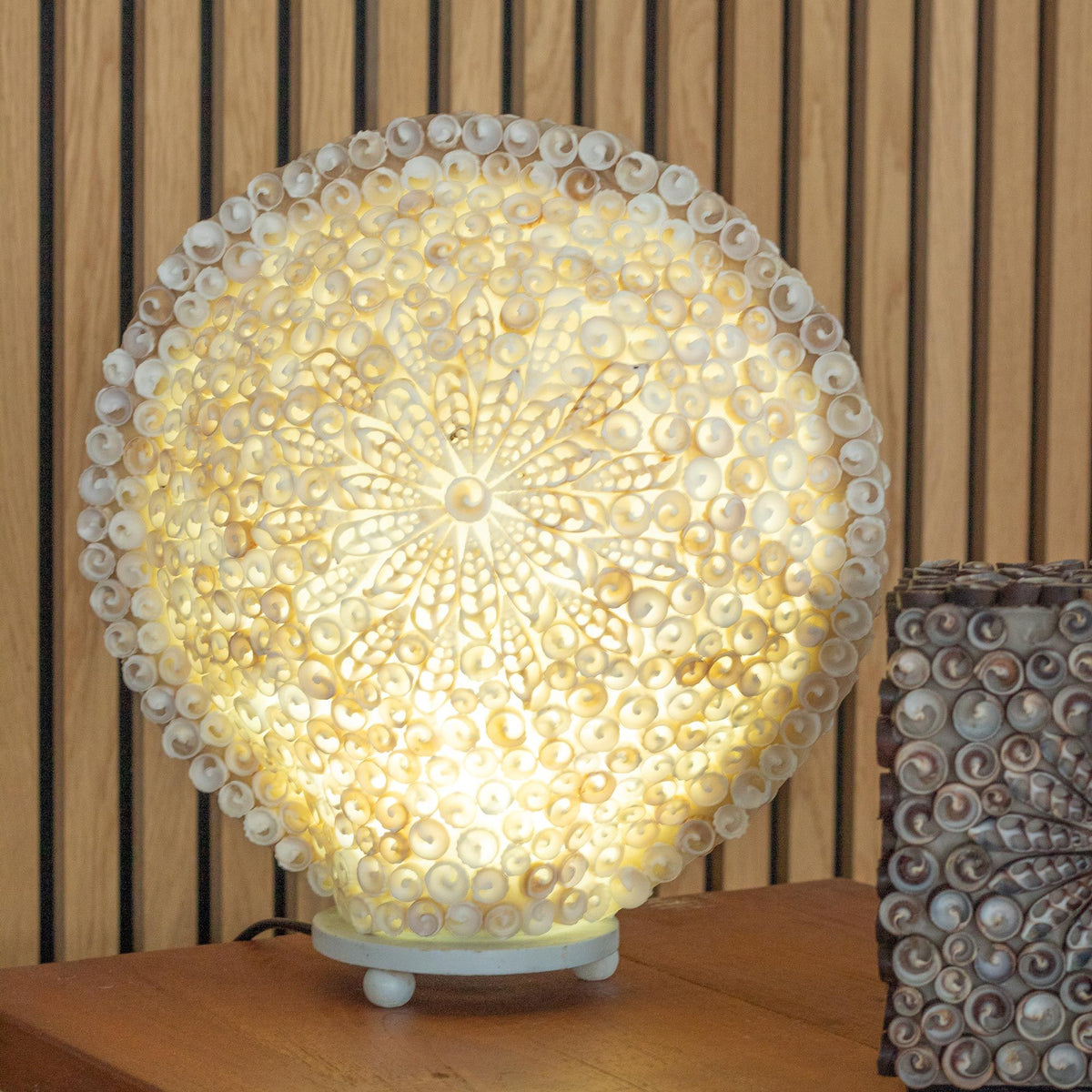 Boho Seashell Lamp - Cut Art Round, 30cm – view 6